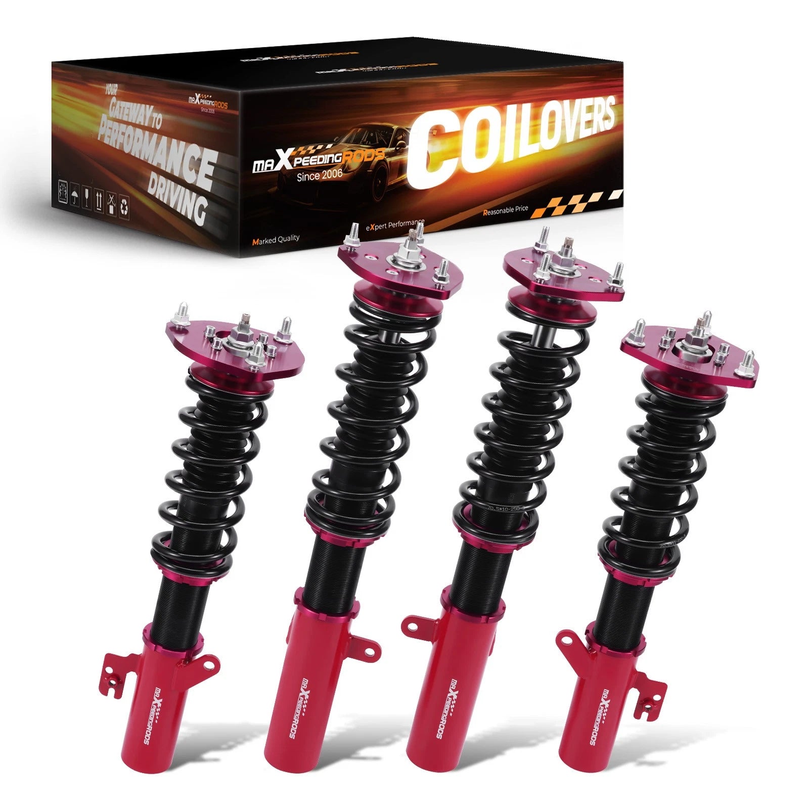 Coilovers 24 Way Damper Shocks Springs Kit for Toyota Camry Avalon (2007–2011)