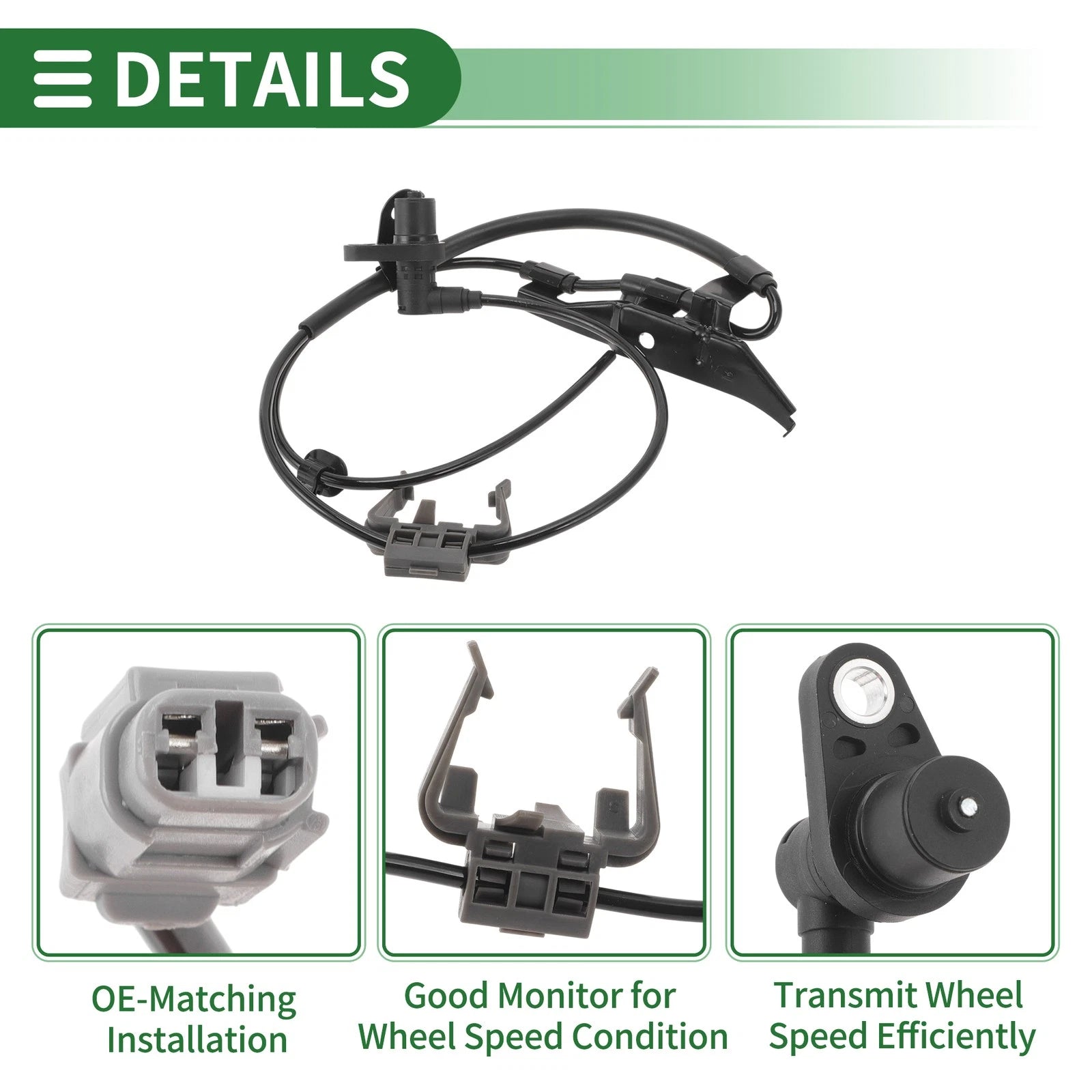 ABS Wheel Speed Sensor No. 8954245010 for Toyota Sienna (1998–2000)