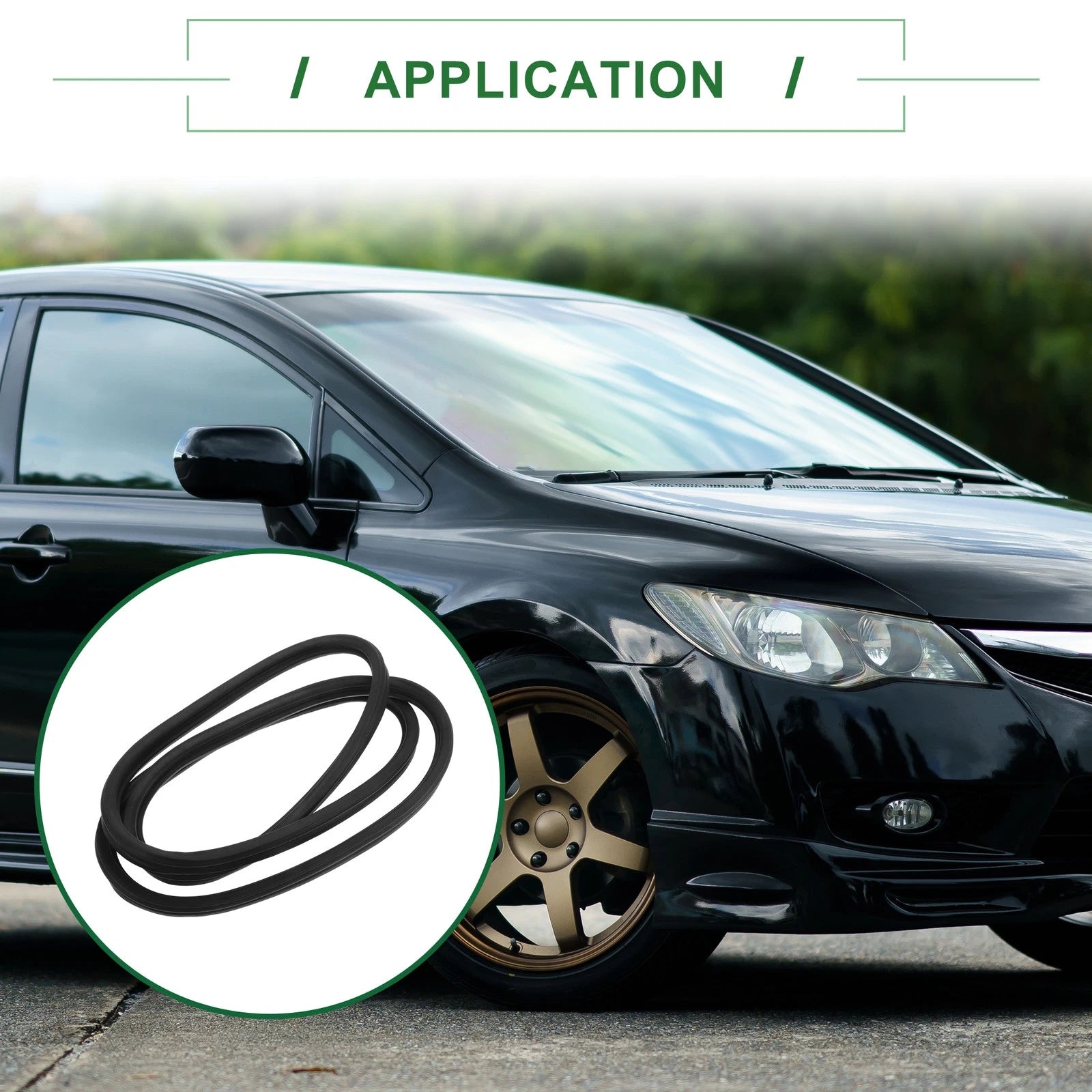 Rear Trunk Weatherstrip Seal for Honda Civic (2001–2005) No.74865S5A003
