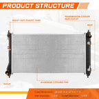 Full Aluminum Core Radiator for Nissan Altima 2.5L (2019–2024) DPI-13778