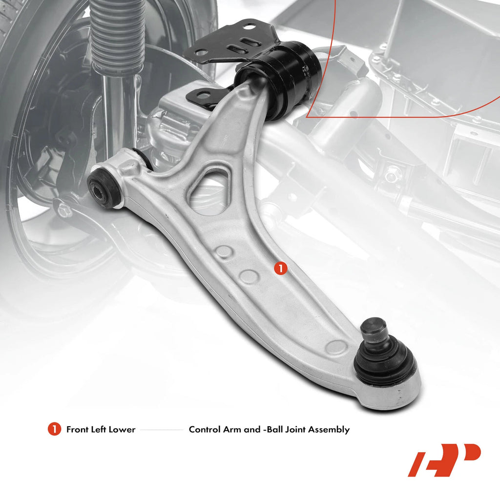 Front Left Lower Control Arm Ball Joint for Ford Focus (2012-2018)