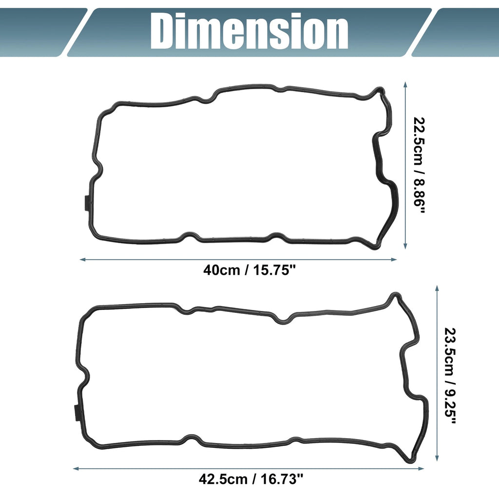 2X Valve Cover Gasket for Infiniti FX35 (2003–2008) NO.13270-8J102/13270-8J112