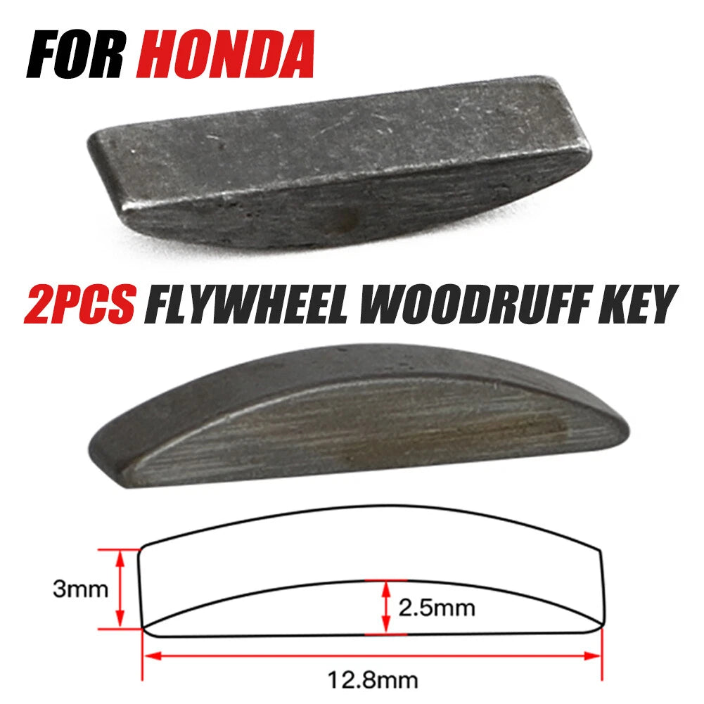 2X Flywheel Woodruff Key for Honda Z50, CT70, CT70H, SL70, XL70, Z50R, MR50, XR75 (1968–1999)