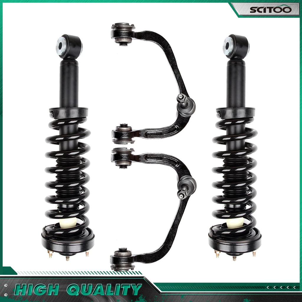 Front Struts w/ Coil Spring & Upper Control Arm for Ford Expedition (2007–2013)