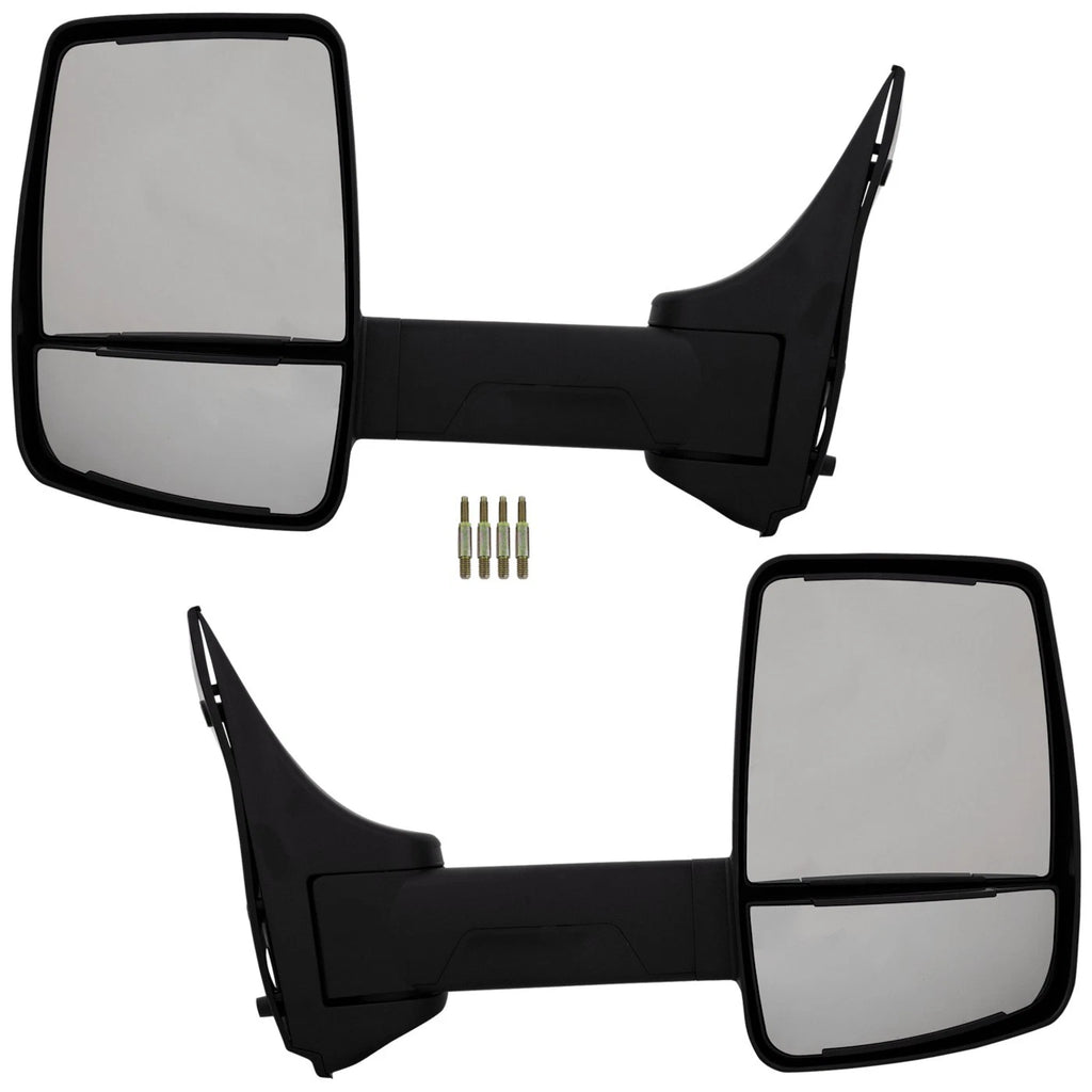Set of 2 Manual Glass Mirrors for E250 E350 E450 E150