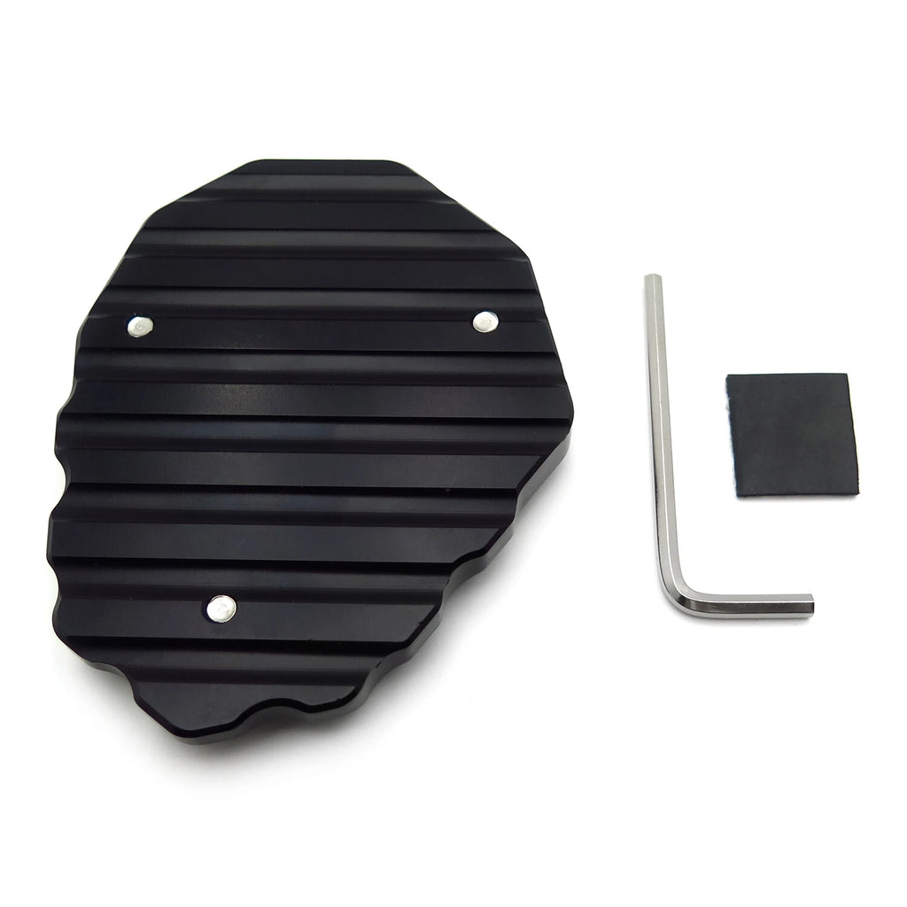 Kickstand Extension for BMW R1200 GS ADV (2014–2019) - Black Oval