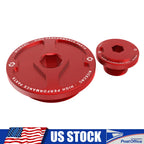Crankcase Cover Plug Screw for Yamaha Raptor 700R YFM700 (2009–2026) Red