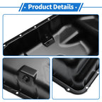 Engine Oil Pan for Honda CR-V 2002-2006 Steel Black 1 x No.264410/11200RAAA00