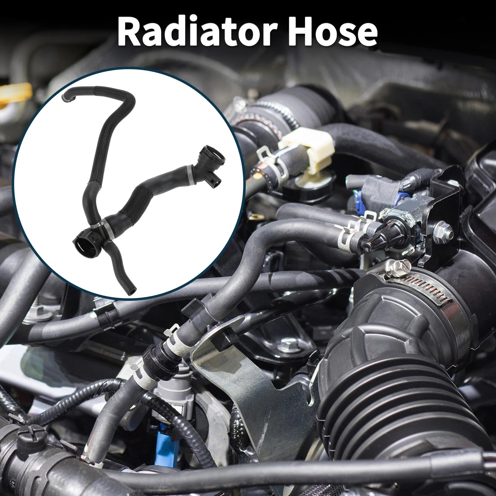 Radiator Hose No. 17127589755 for BMW X6 4.4L (2010–2014)
