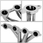 Stainless Exhaust Header Manifold w/Gasket for 23-49 Chevy SBC LS1 LSX V8