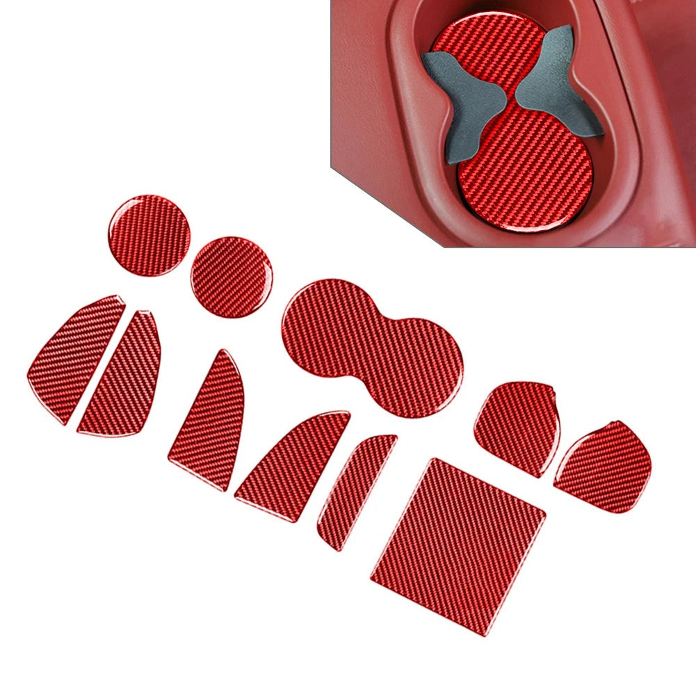 Door Slot Mat Water Cup Pad Trim for Dodge Challenger (2015–2023)