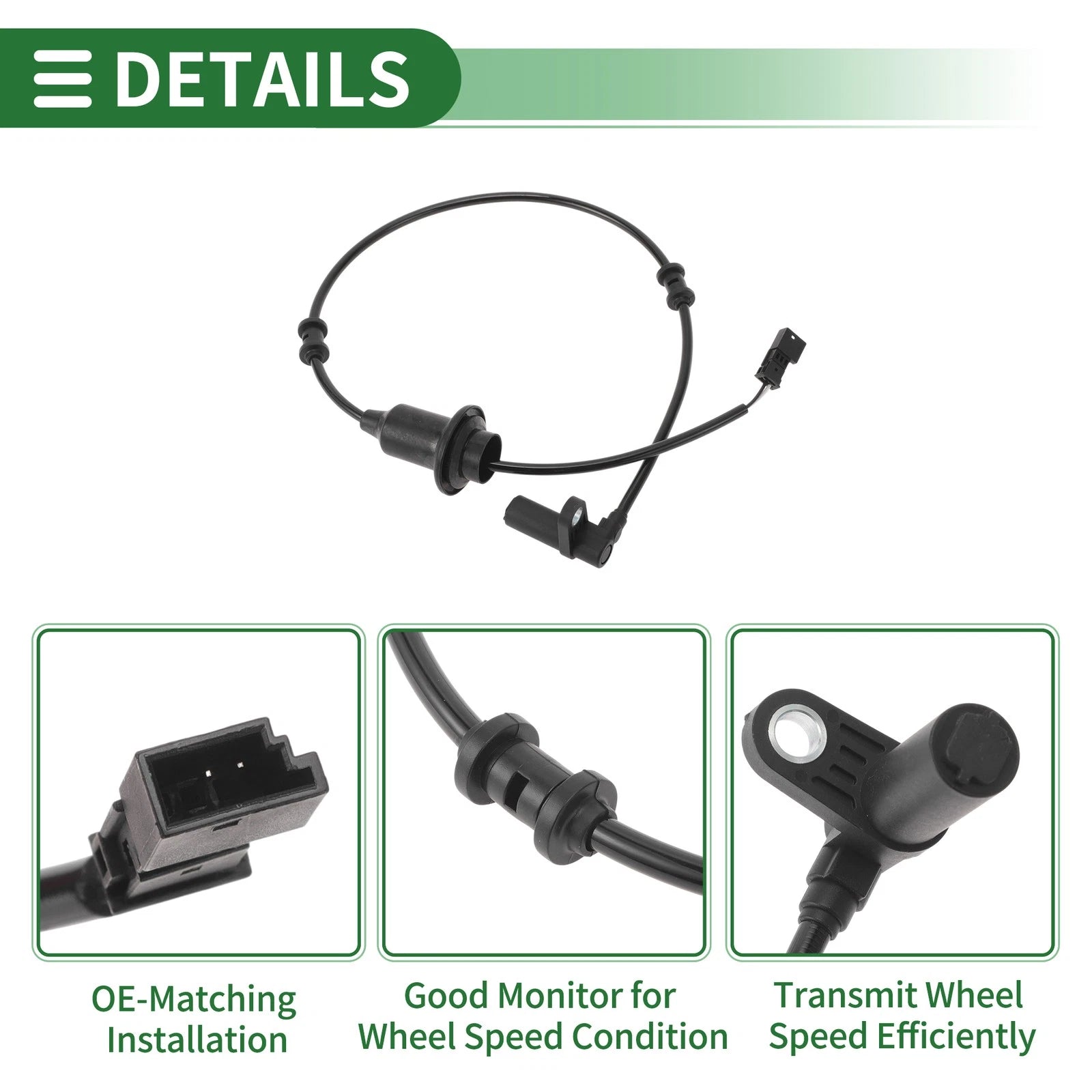 ABS Wheel Speed Sensor for Mercedes-Benz CL500 (2000–2005) No.A2205401817