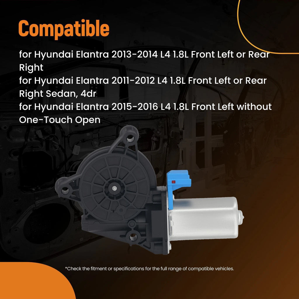 Front Left Window Motor for Hyundai Elantra (2011–2014) 824503X000