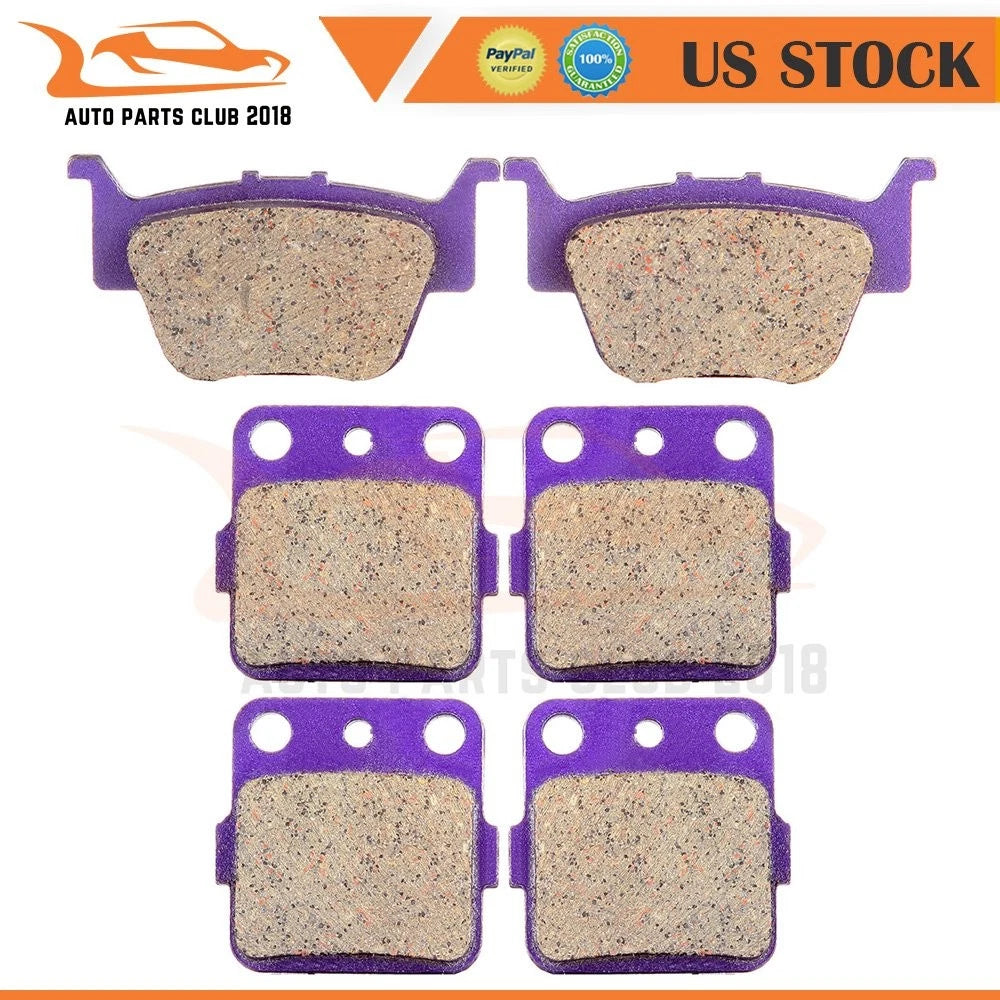 F+R Carbon Fiber Brake Pad for Honda Rancher 420 TRX420FA TRX420FPA (2009–2012)
