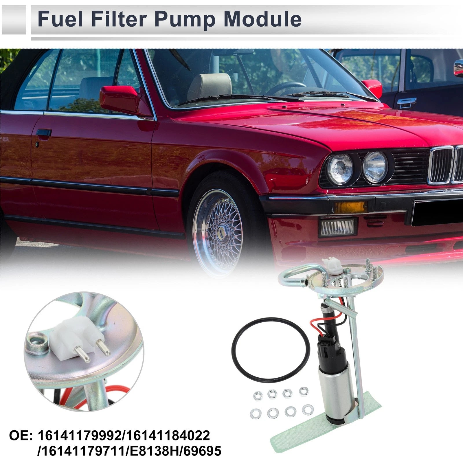 Fuel Pump Assembly for BMW 318i 325 325i (1988–1993) No. 16141184022
