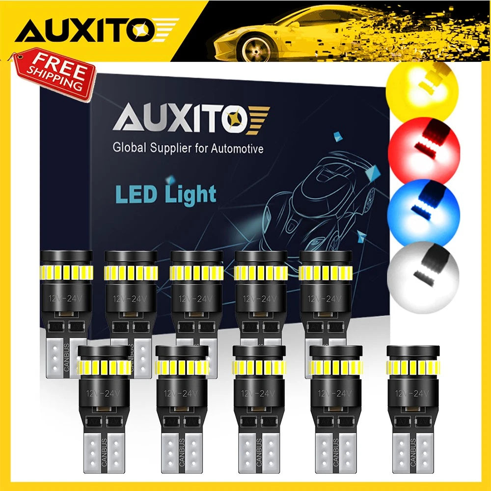 10x T10 LED Bulbs for Make Model