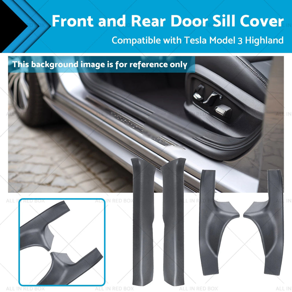 Door Sill Protectors for Tesla Model 3 (2023–2023)