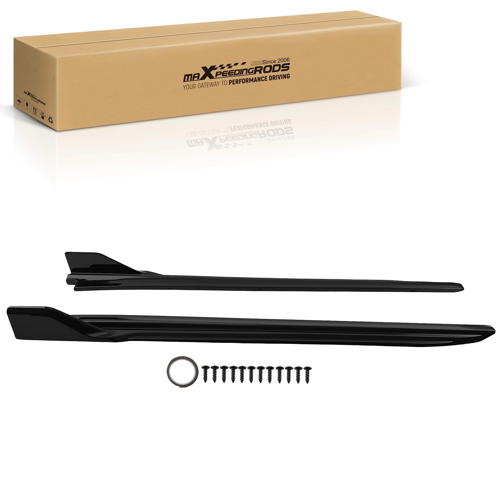 2x Kit Side Skirt for BMW X5 F15 2014 2015 2016 2017 2018 Gloss Black L & R