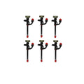 Set of 6 Fuel Injector Nozzles for John Deere 300D 310C 310D 315C 315D 344E 344