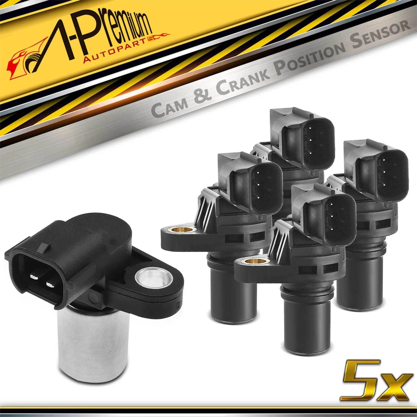 Crankshaft & 4X Camshaft Position Sensors for Subaru Outback (2005–2009)