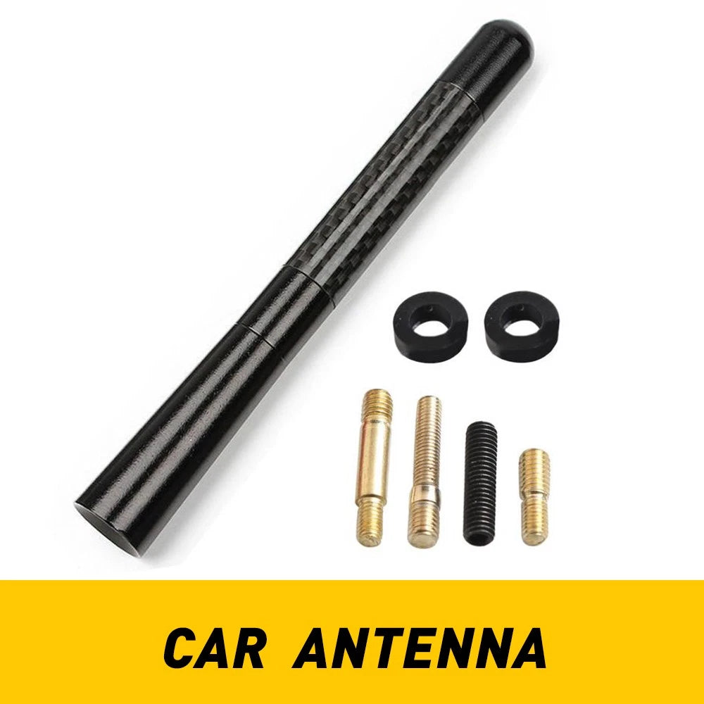 4.7" Carbon Fiber Black Antenna for Alfa Romeo 4C, Audi A3, Chevrolet Silverado (2014–2021)