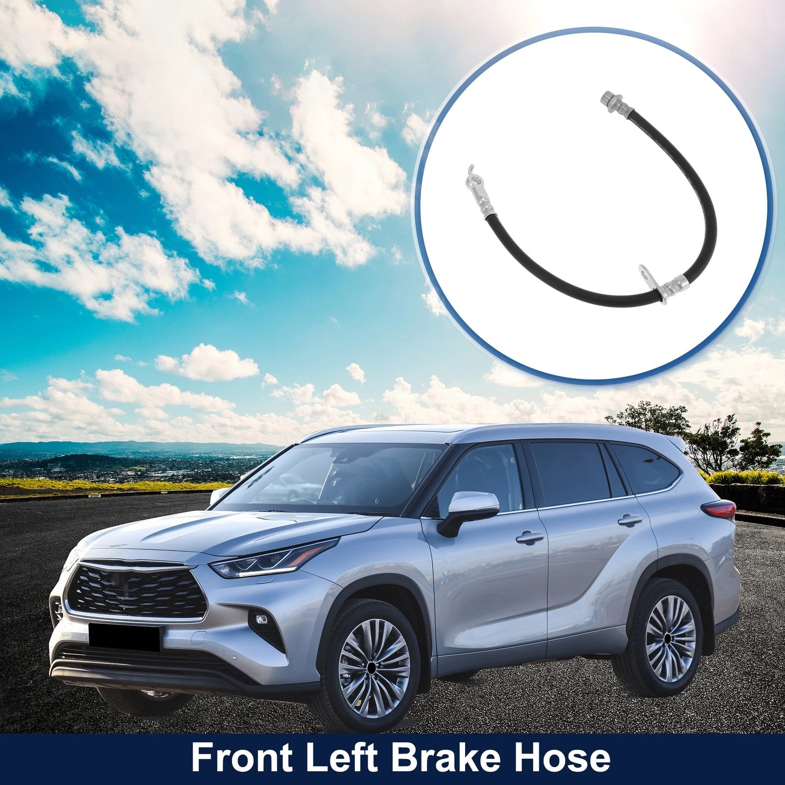 Front Left Brake Hose for Toyota Highlander (2001–2007) No. 90947C2070