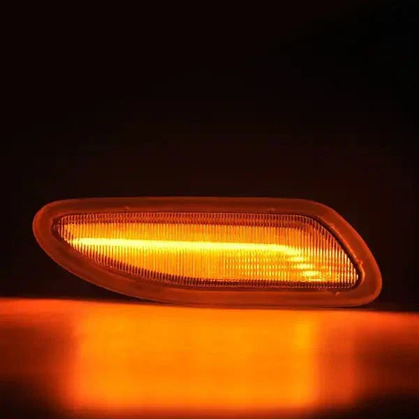 2x LED Front Bumper Side Marker Lights for Mercedes W203 C Class (2001-2007)