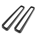 Set of 4 Black Front Grille Inserts for Dodge Challenger (2015–2020)