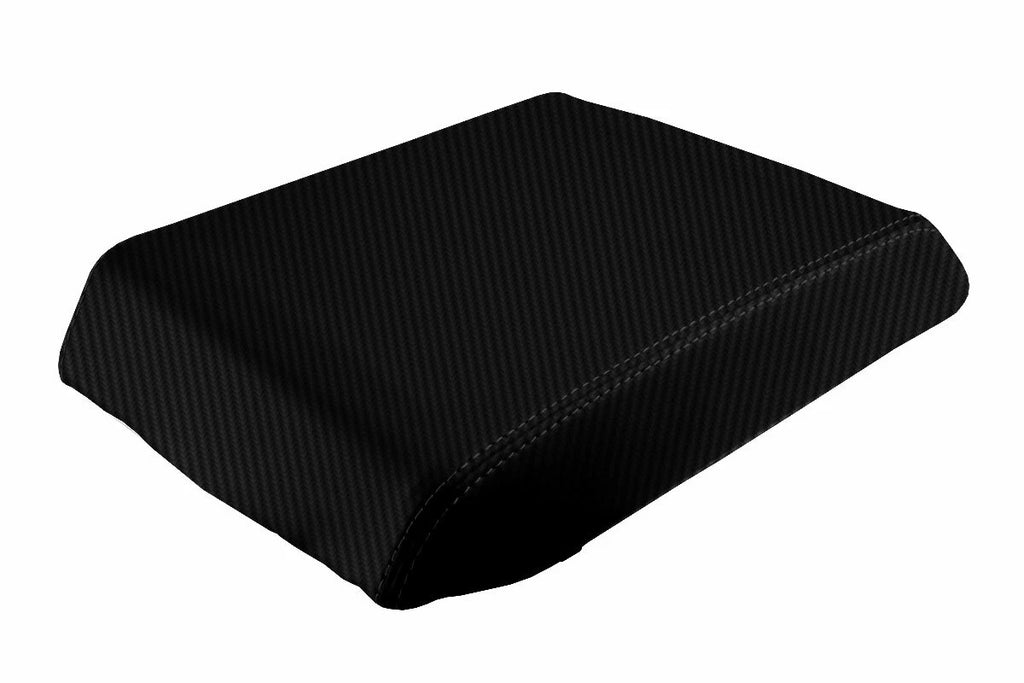 Carbon Fiber Console Lid Armrest Cover for Hummer H2 (2003–2007)
