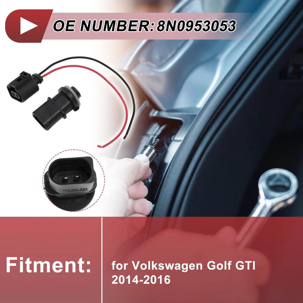 Set of 1 Turn Signal Light Socket Wiring for Volkswagen Golf GTI (2014–2016) No. 8N0953053