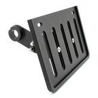 Black Side Mount License Plate Bracket for Harley Softail
