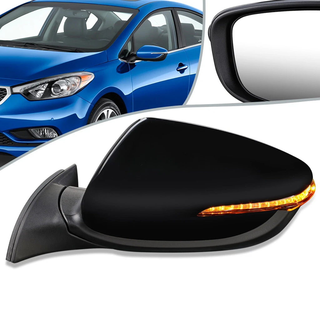 Power Folding Heated Signal Driver Side Mirror for Kia Forte 5 (2014–2016) KI1320184