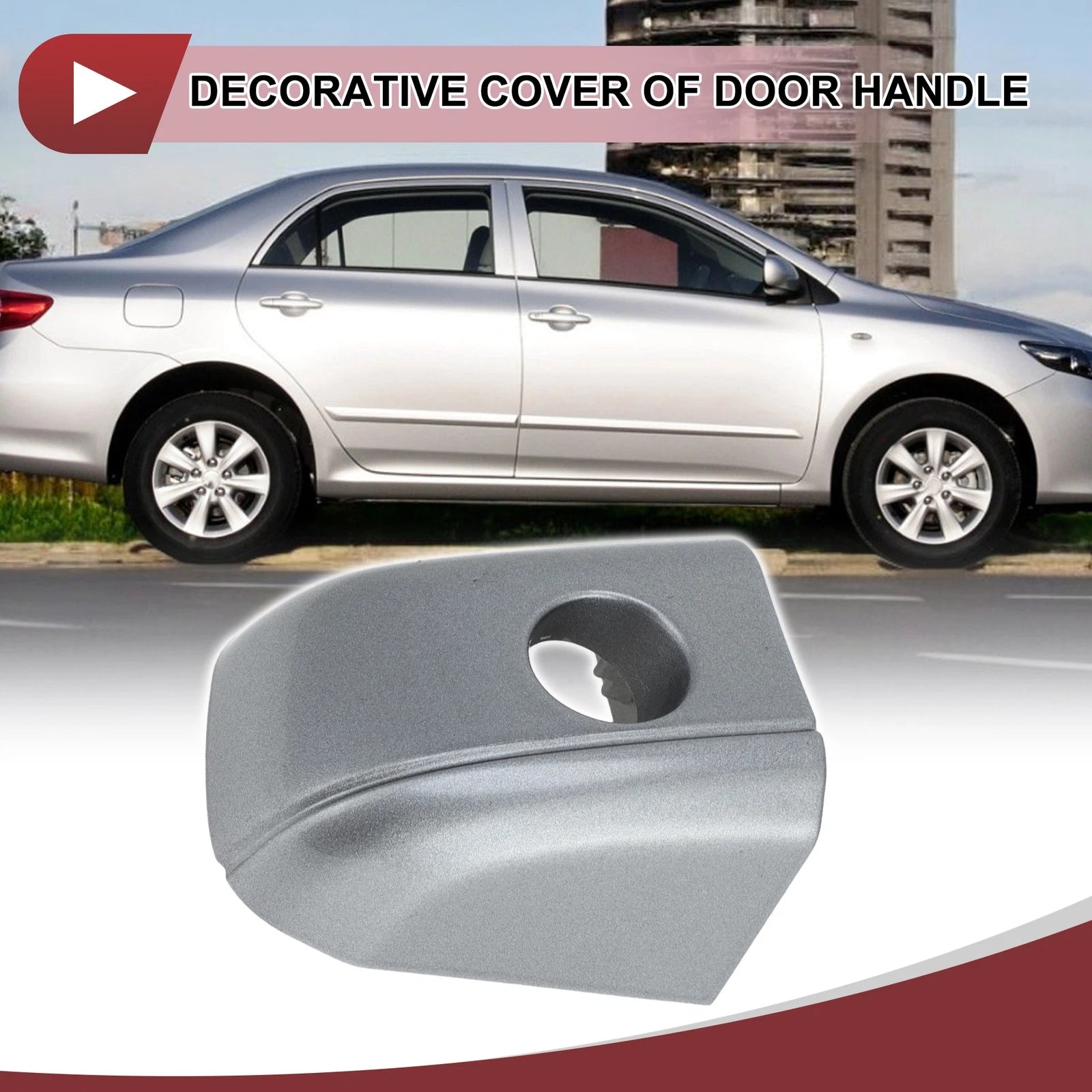 Front Left Door Handle for Honda Accord MK10 (2018–2020) Silver ABS