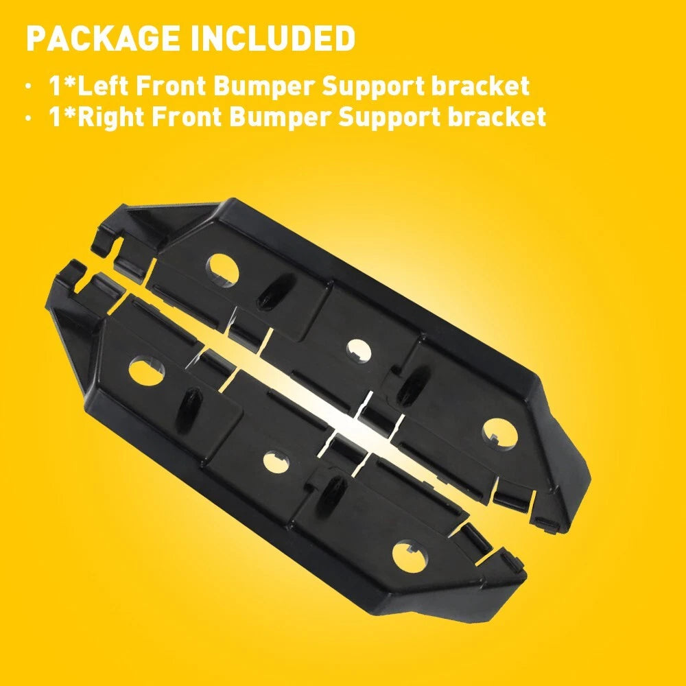 Set of 2 Front Bumper Support Brackets for Ford Fusion SE (2013–2016)