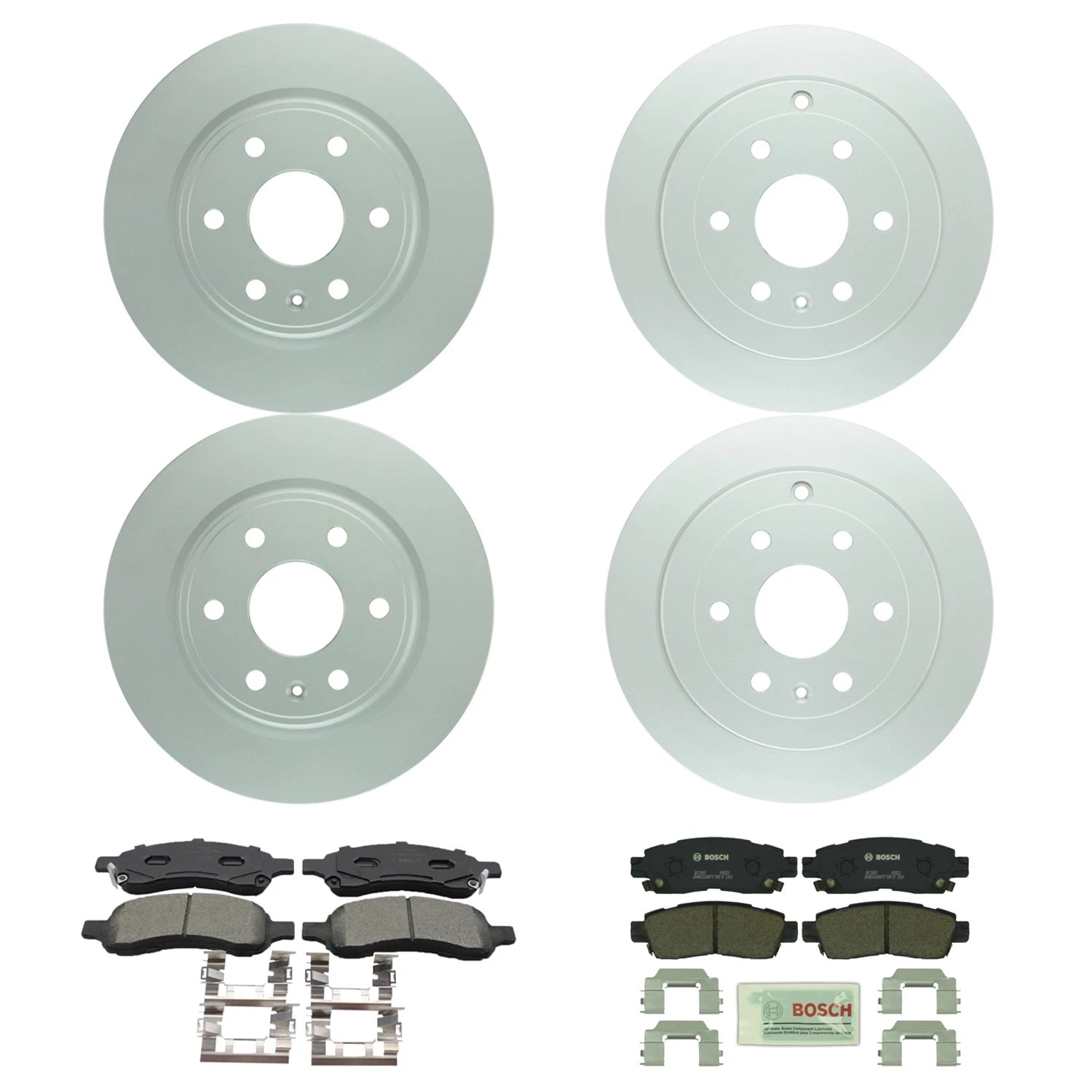 Bosch Quietcast Brake Pad Kit & Rotors for Acadia Traverse (2017–2023)