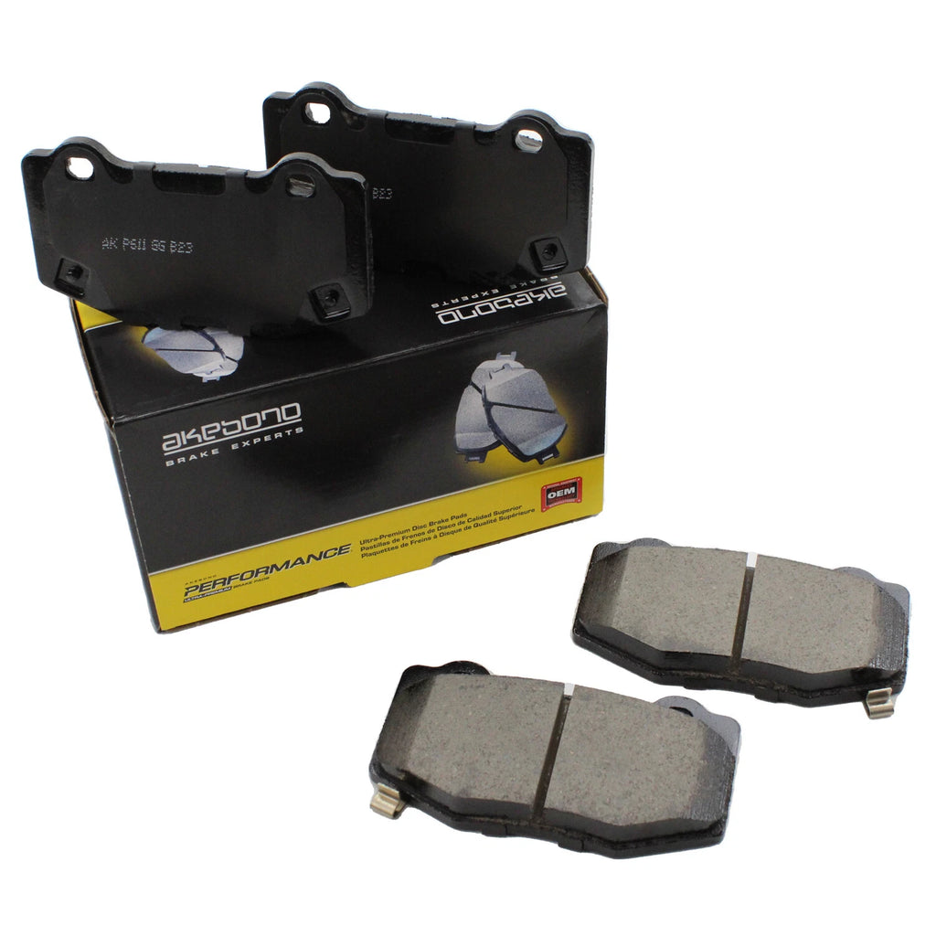 Akebono Performance Rear Ceramic Brake Pads for Cadillac ATS, Chevrolet Corvette (2013–2019)