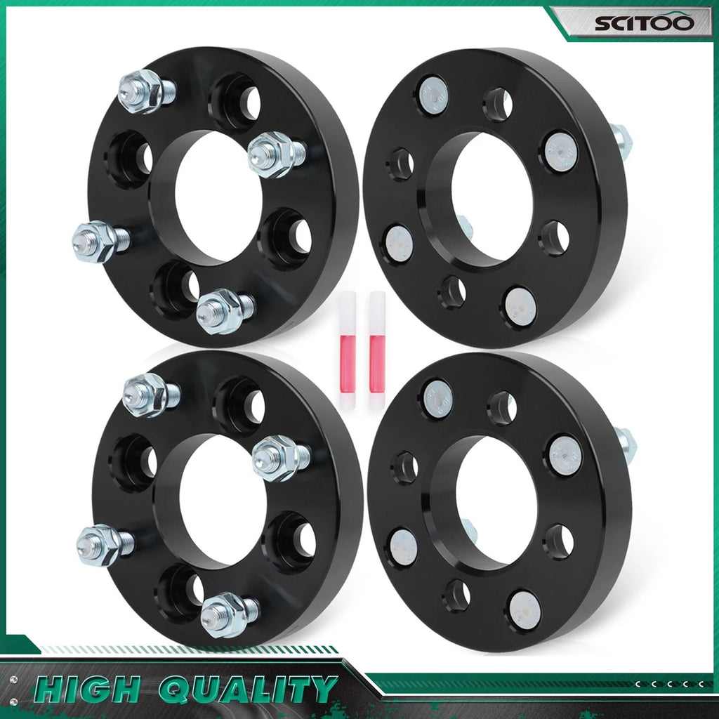 4X 1" Wheel Adapters 4x100 to 4x114.3 (12x1.5) for Honda Accord Civic Fit