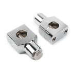 1" Motorcycle Handlebar Risers Clamp Mounts for Harley Fatboy