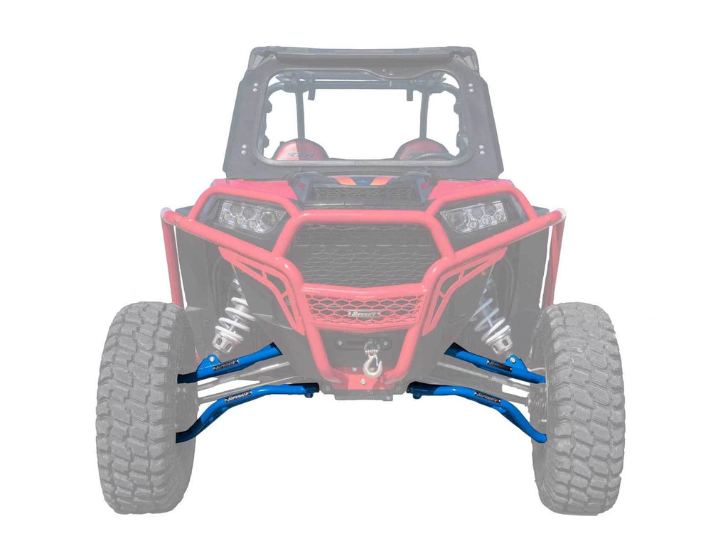 Set of 2 High Clearance Front A Arms for Polaris RZR XP 1000 (2014+) - Blue