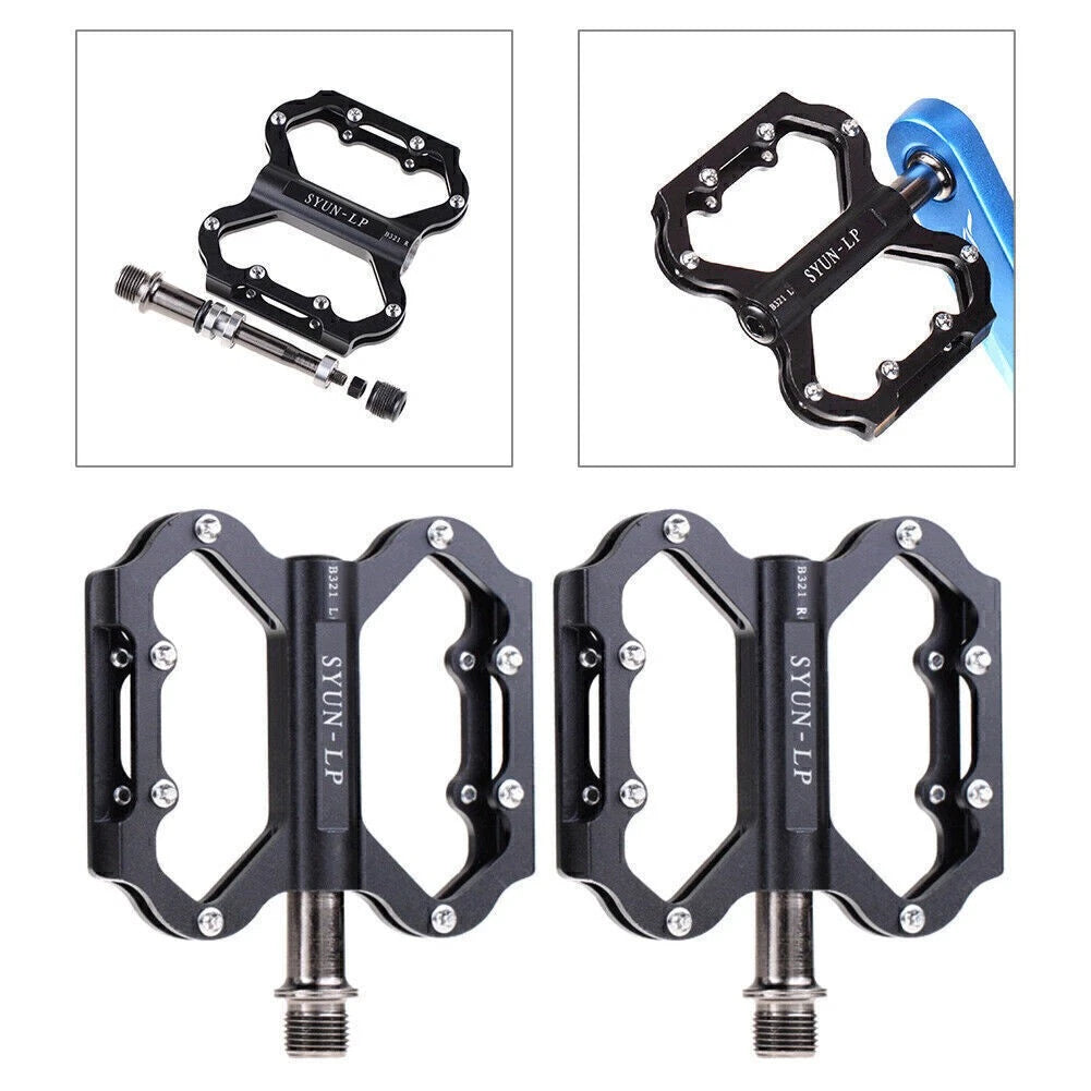 3X Anti-Skid Alloy Pedals for MTB Road Bicycles