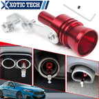 Universal Turbo Sound Exhaust Muffler Pipe Whistle for Car (Red)