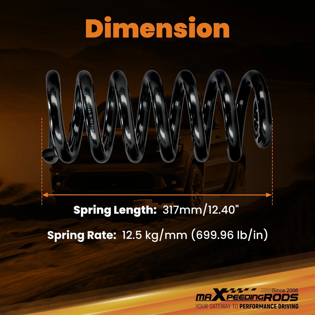 Front 1 Inch Drop Coil Springs for Chevy C10 GMC C15 (1963–1987) 2WD