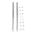 Silver Front Fender Spear Trim for Harley Touring Road King Softail Classic