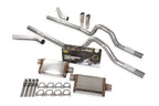 Dual Exhaust Kit for 62-66 Ford F-Series 2.5" Stainless Corner Exit