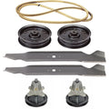 Mower Deck Rebuild Kit Spindles Blades Belt for Cub Cadet LTX1040 LTX1042 (2010–2014)