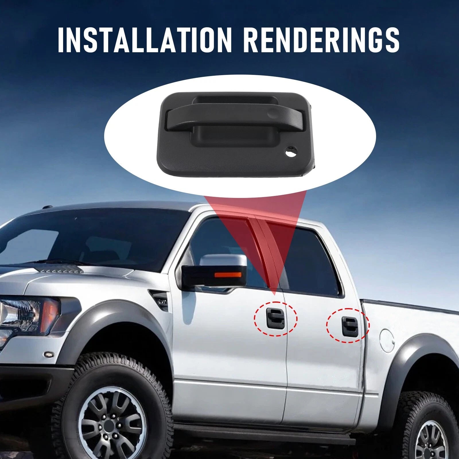 Driver Side Exterior Door Handle for Ford F-150 (2004–2014)