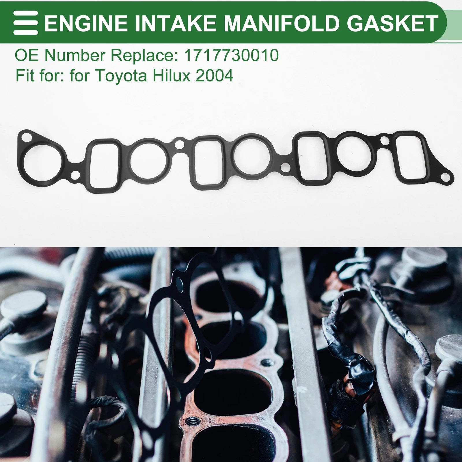 Engine Intake Manifold Gasket for Toyota Hilux (2004) No. 1717730010