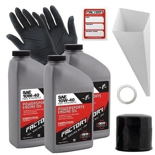 3qt Oil Change Kit SAE 10W-40 for Yamaha