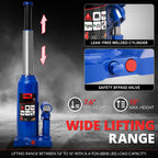 15" Hydraulic Bottle Jack for Automotive Repair (4 Tons)