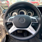 Chrome Steering Wheel Trim Cover for Mercedes W204 W212 W218 C218 (2011–2014)